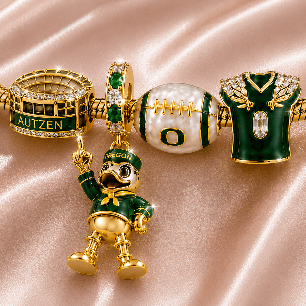 ORD Gold Charm Bracelet Set TMH